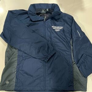 New (w/o tags) EUROSPORT Stormtech Windbreaker Jacket with “Pocket” Hood